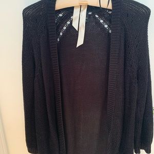 black h&m cardigan